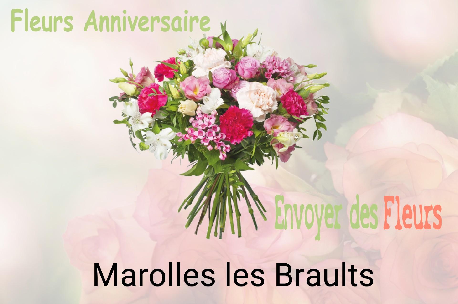 Bouquet de fleurs d’anniversaire livré à Marolles-les-Braults