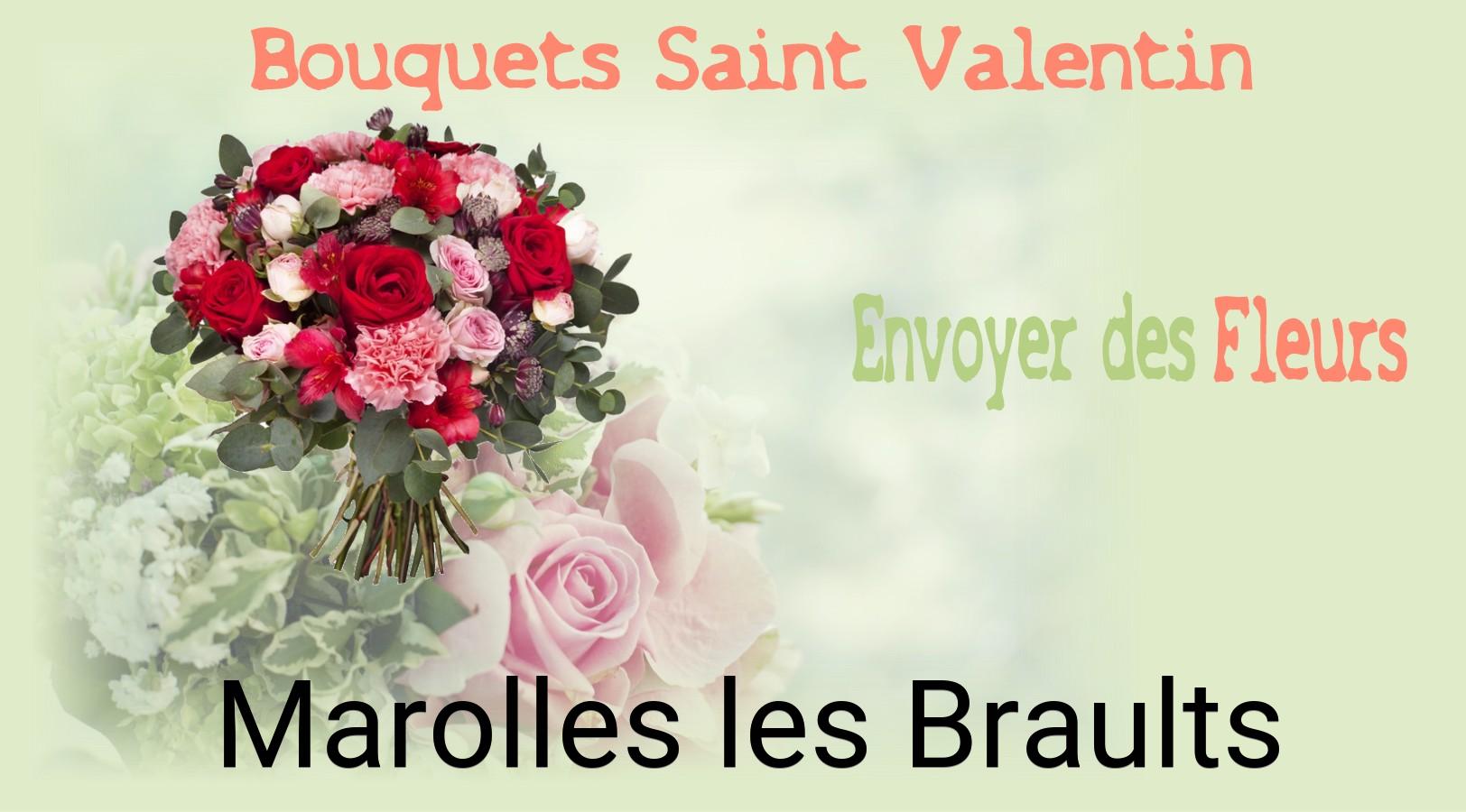 Roses de Saint-Valentin livrées à Marolles-les-Braults